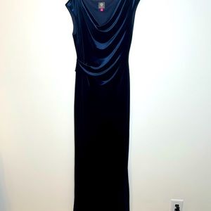 Vince Camuto Long Velvet Dress